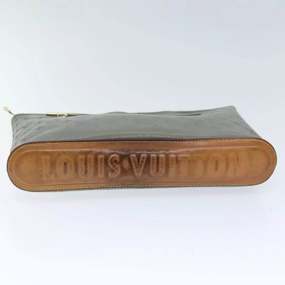 LOUIS VUITTON Monogram Titanium Pochette Cosmos Bag Gray M63240 LV Auth - Picture 12 of 16